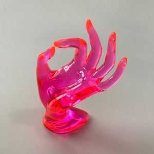 NEW pink ring holder